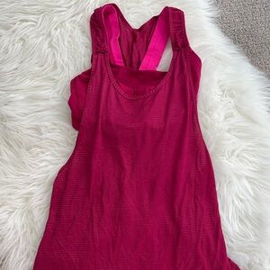 lululemon Pink Running Tank Top